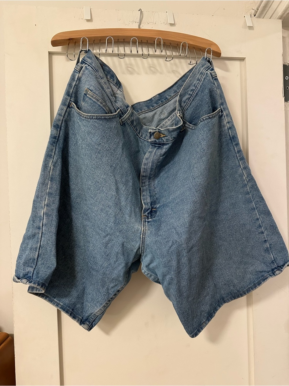 Wrangler Light Blue Denim Jean Shorts